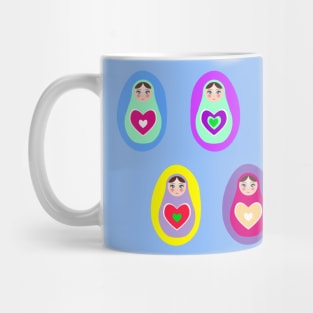 Russian dolls matryoshka Mug